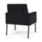 Lesro Mystic Lounge Reception Guest Chair, Charcoal, MD Black Upholstery ML1101 - alternate 2